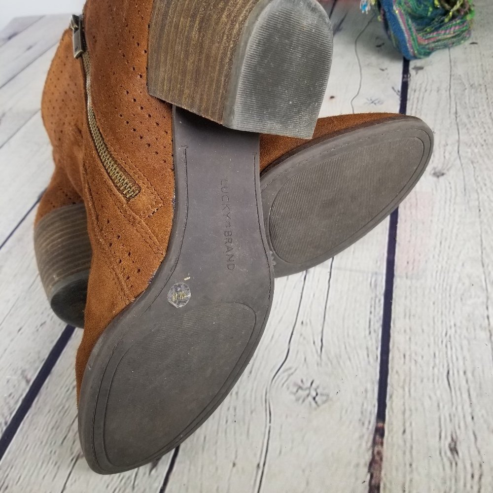 Lucky Brand Women's Lk-lashiya Ankle Boot 9M - Picture 7 of 8